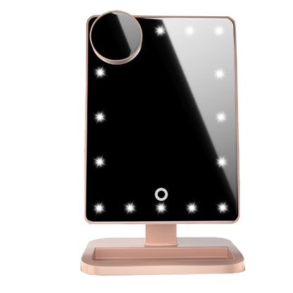 GlowMirror™ – LED Makeup Mirror With Bluetooth Speaker