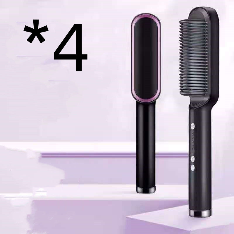 2-in-1 Negative Ion Hair Straightener & Curling Comb