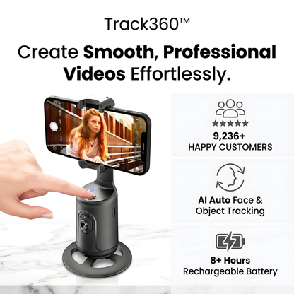 Track360™ – AI Auto Face Tracking Smart Gimbal