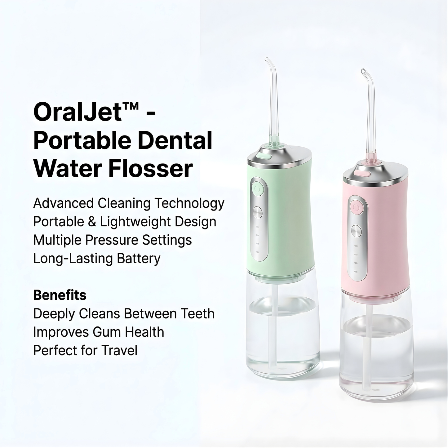 OralJet™ – Portable Dental Water Flosser