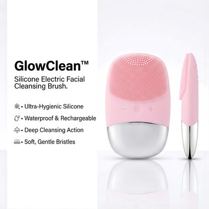 GlowClean™ – Silicone Electric Facial Cleansing Brush
