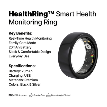 HealthRing™ – Smart Health Tracking Ring