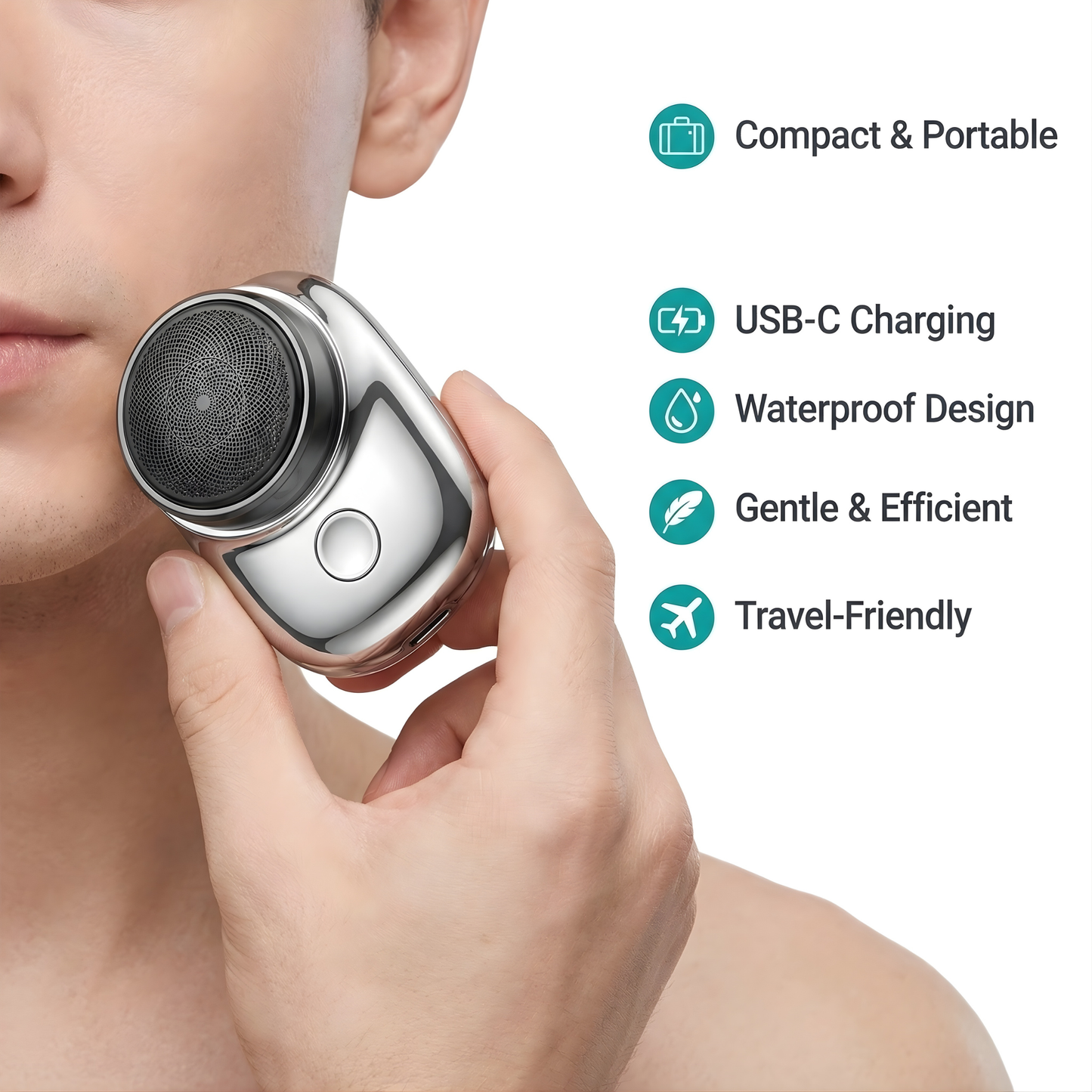 PocketShave™ – Mini Portable Electric Shaver
