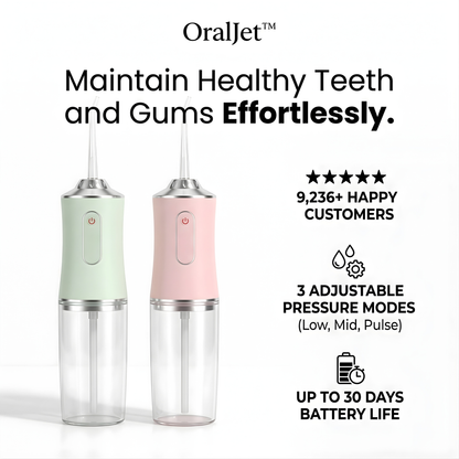 OralJet™ – Portable Dental Water Flosser
