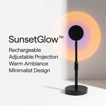 SunsetGlow™ – Viral Sunset Lamp with 16+ Colours