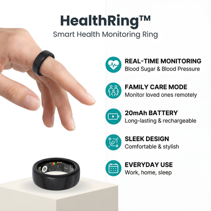 HealthRing™ – Smart Health Tracking Ring