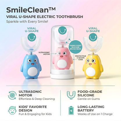 SmileClean™ – Viral U-Shape Electric Toothbrush
