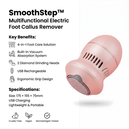 SmoothStep™ – Electric Foot Callus Remover