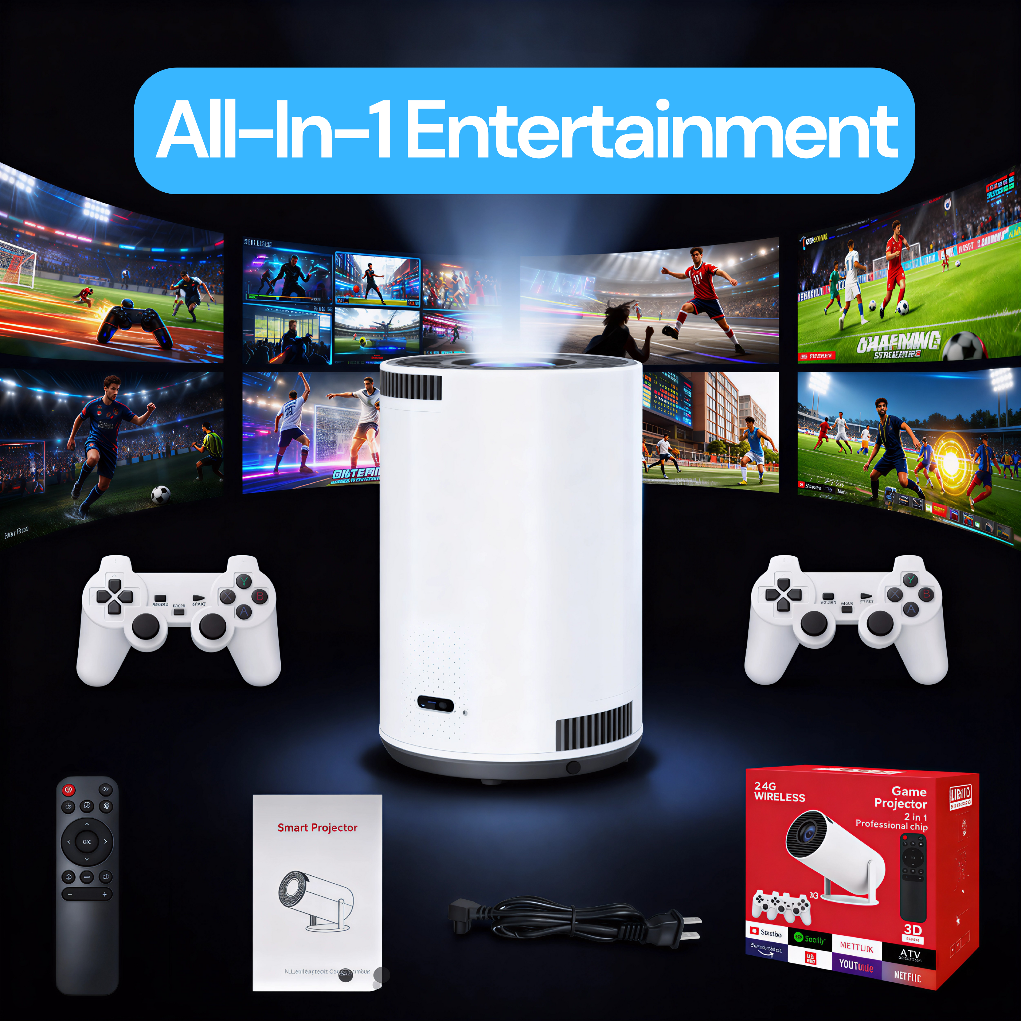 PlayRetro™ – 4K Retro Gaming Projector