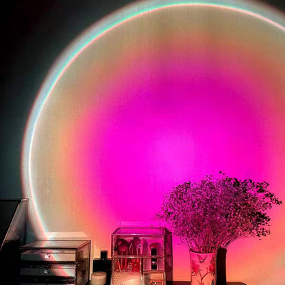 SunsetGlow™ – Viral Sunset Lamp with 16+ Colours